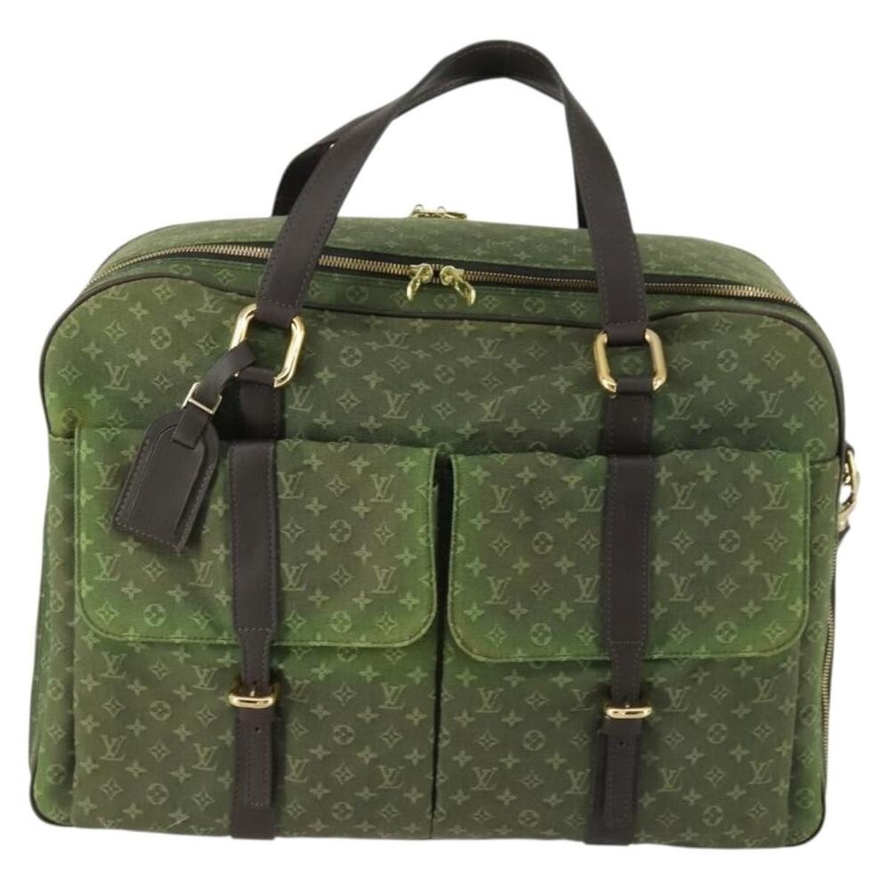 Louis Vuitton Monogram Mini Claudine Boston Bag Khaki Mb0082 Green